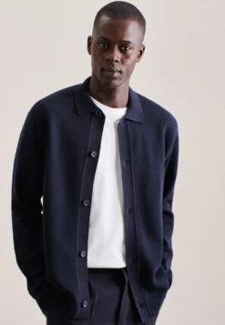 SeidenstickerREGULAR - Kofta - Dark Blue