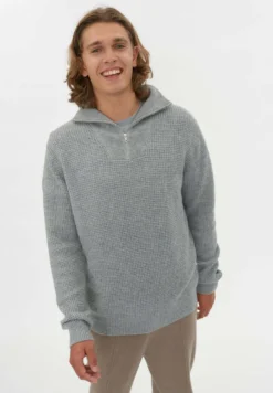 GOBI CashmereStickad Tröja - Stone