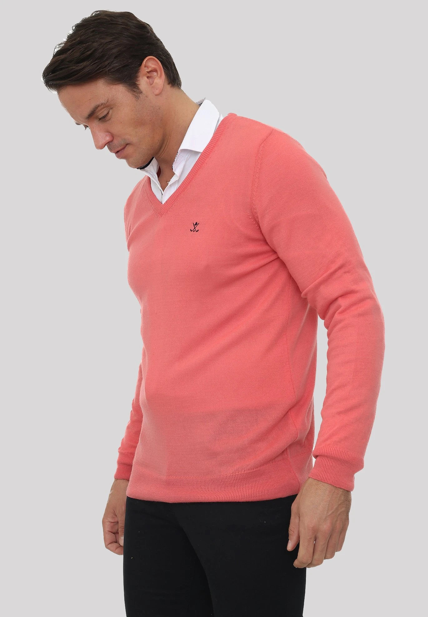 Sir Raymond TailorStickad Tröja - Rose - Bild 4