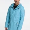 SchmuddelweddaREGEN BRIDGEPORT - Parkas - Eisblau