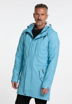 SchmuddelweddaREGEN BRIDGEPORT - Parkas - Eisblau