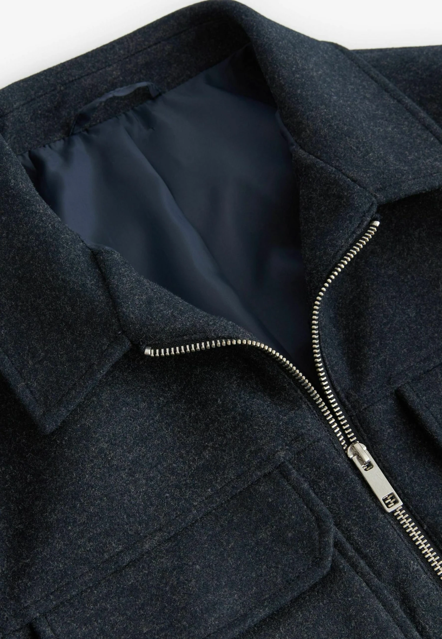 NextZIP THROUGH TWO POCKET STANDARD - Tunn Jacka - Blue - Bild 7