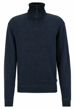 BOSSFLEXUS - Stickad Tröja - Dark Blue Five