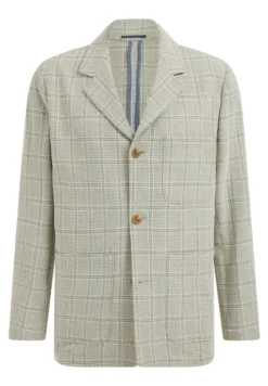 WE FashionREGULAR FIT MET DESSIN - Kort Kappa / Rock - Green