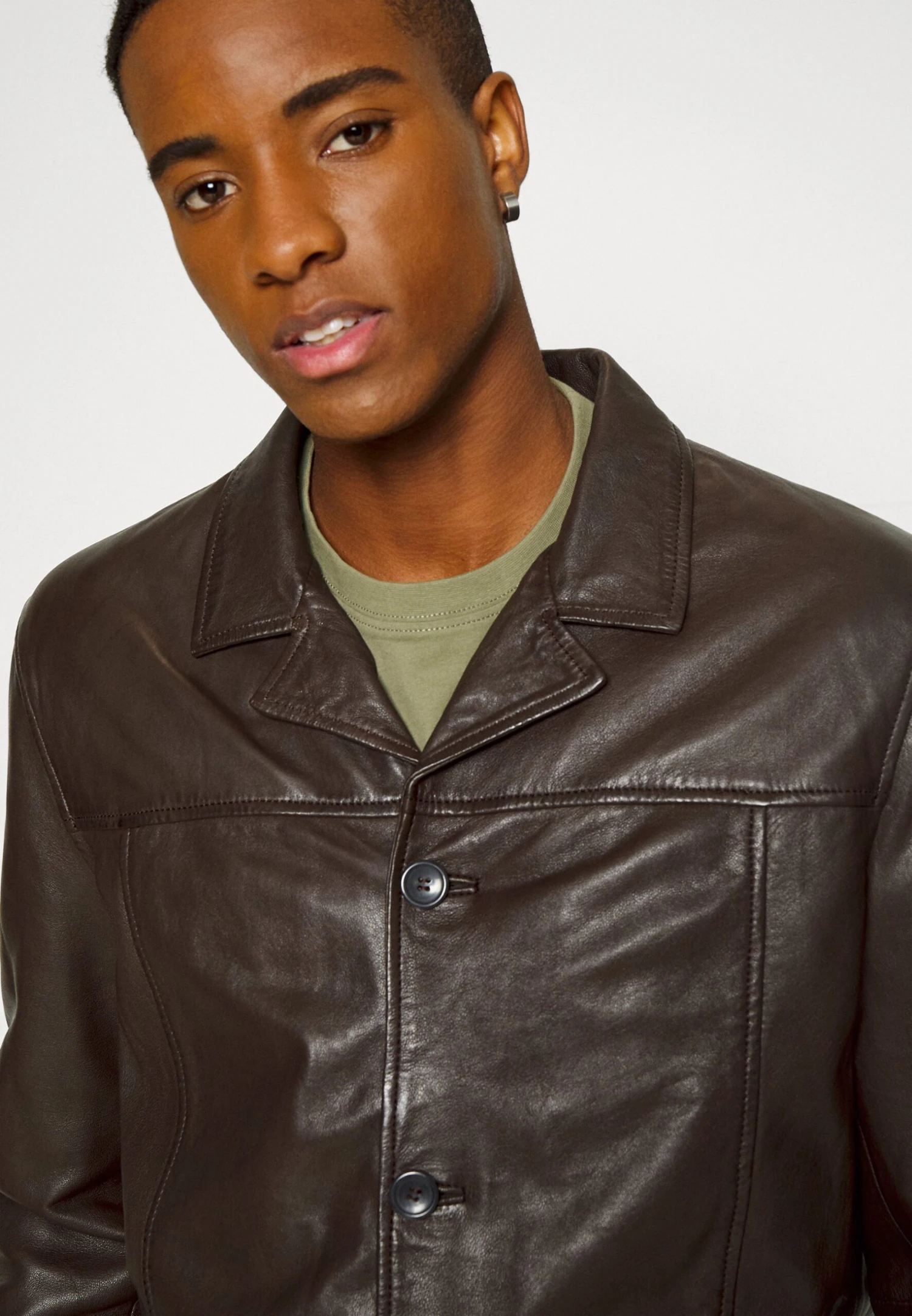 Serge ParienteNATHAN - Skinnjacka - Brown - Bild 6