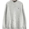 NextPREMIUM CREW NECK - Stickad Tröja - Grey