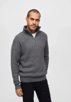 BranditTROYER - Stickad Tröja - Anthracite