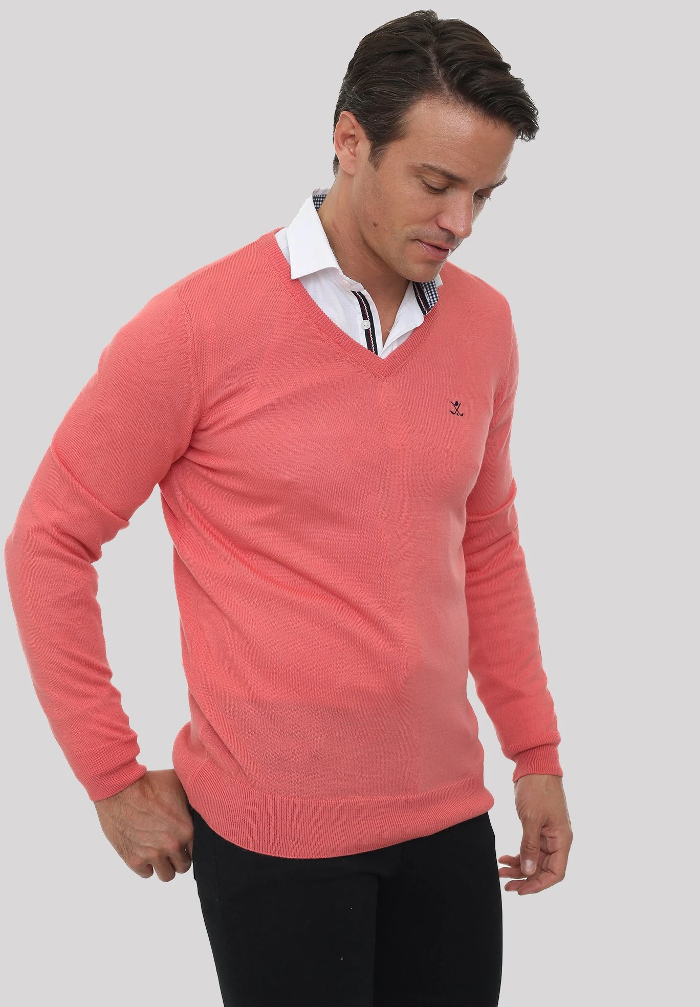 Sir Raymond TailorStickad Tröja - Rose - Bild 3