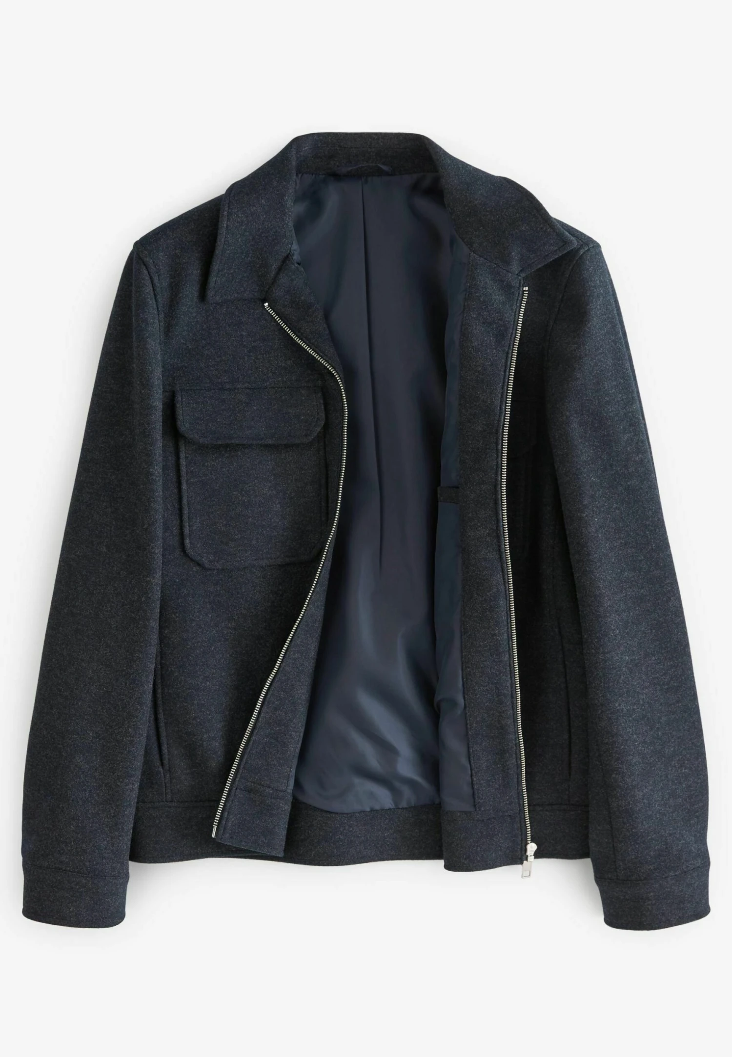 NextZIP THROUGH TWO POCKET STANDARD - Tunn Jacka - Blue - Bild 9