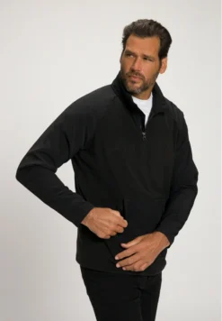 JP1880Fleecejacka - Schwarz