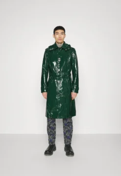 STUDIO IDZACH - Klassisk Kappa / Rock - Moss Green Patent