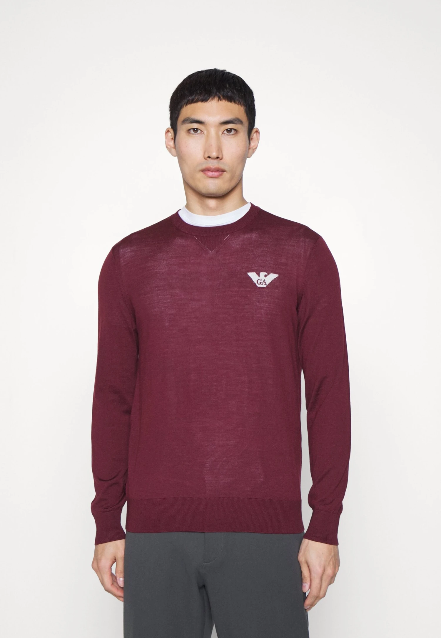 Emporio ArmaniStickad Tröja - Tawny Port