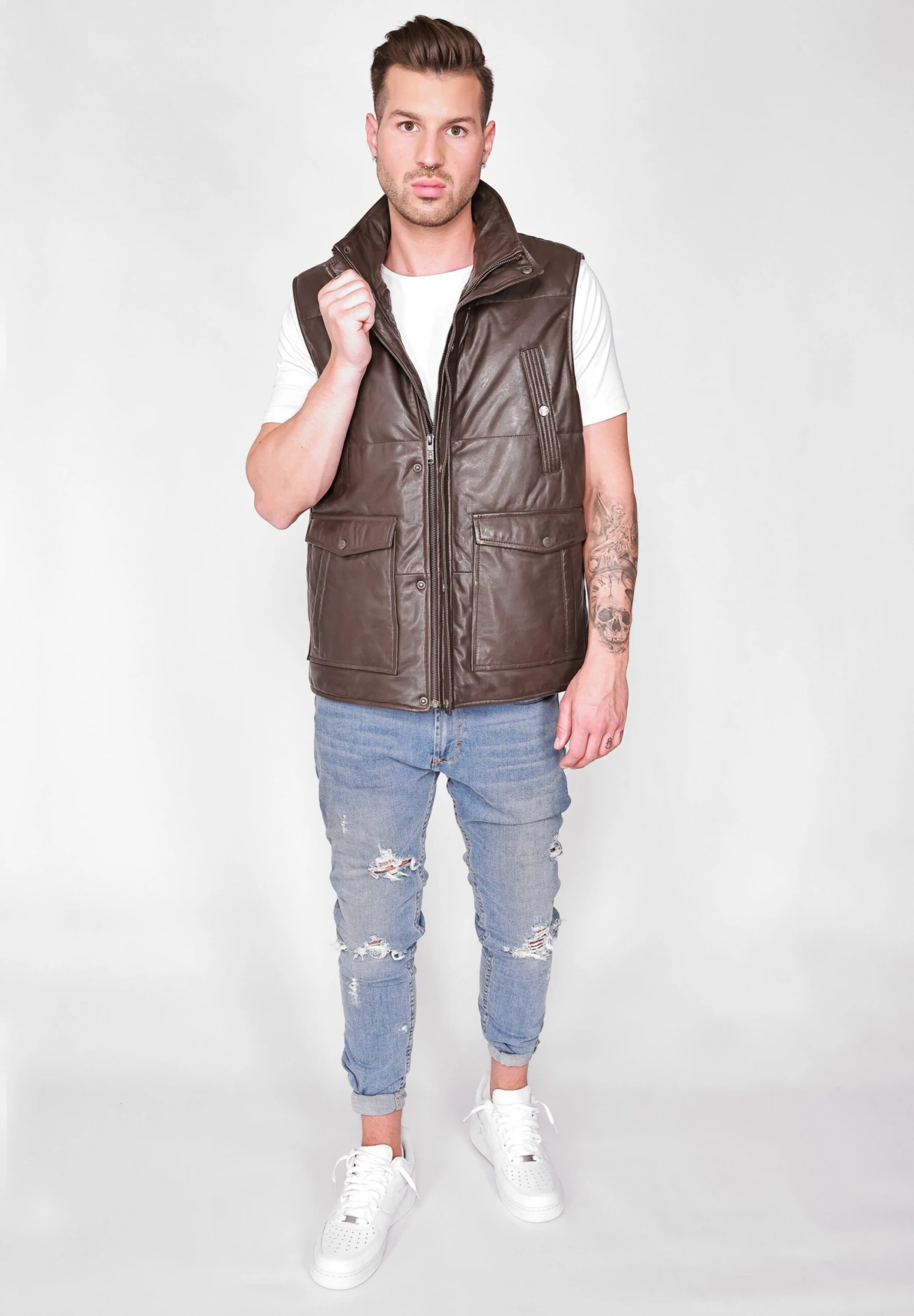 JCCVäst - Dark Brown