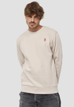 MIKONEIS - Stickad Tröja - Beige