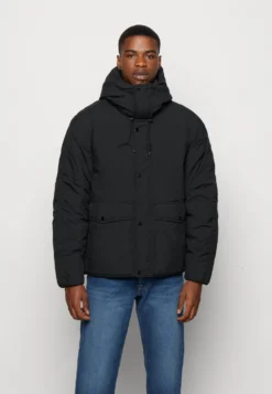 Abercrombie & FitchCLOUD JACKET - Vinterkappa /-rock - Black