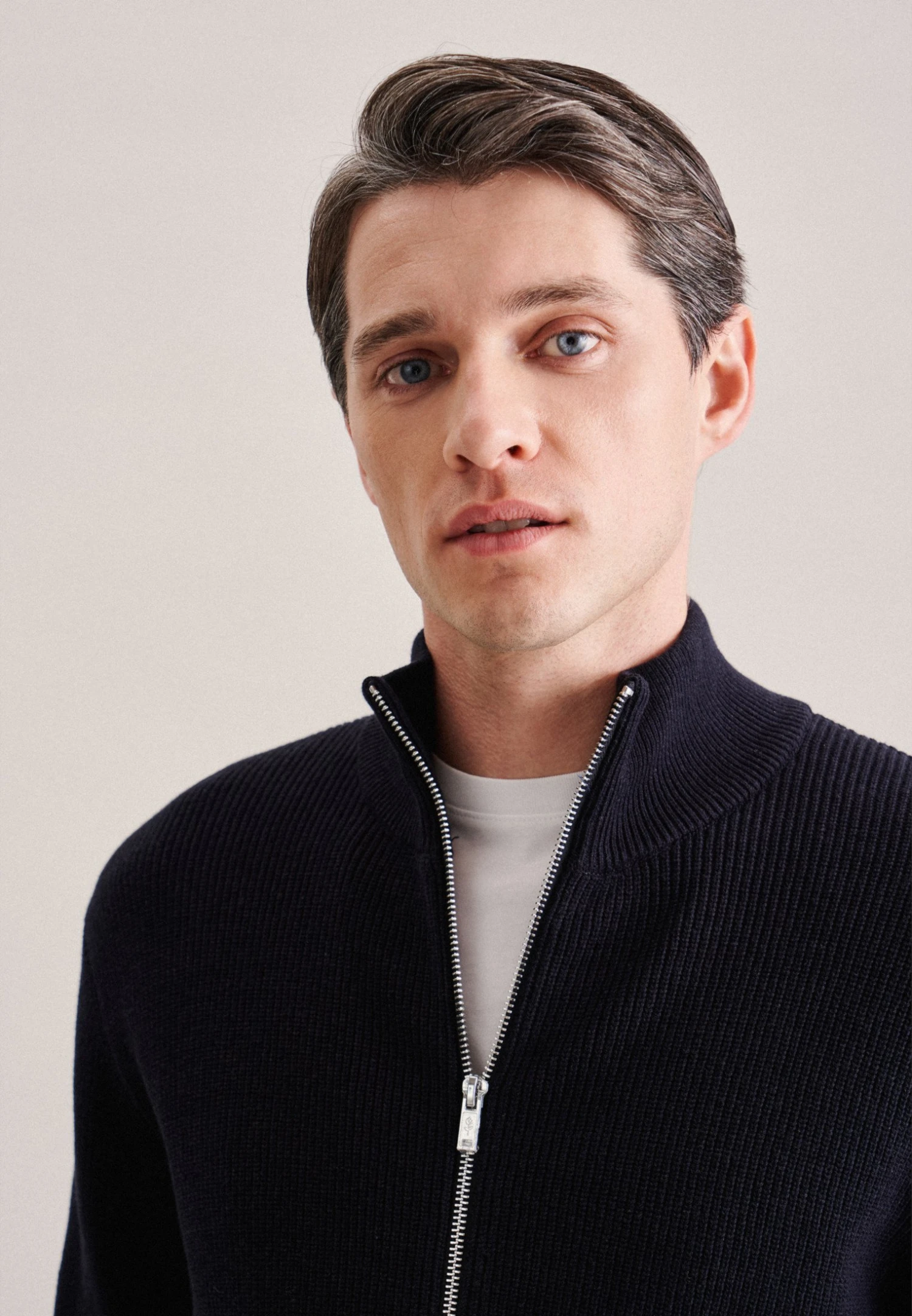 SeidenstickerZIP - Kofta - Navy - Bild 6