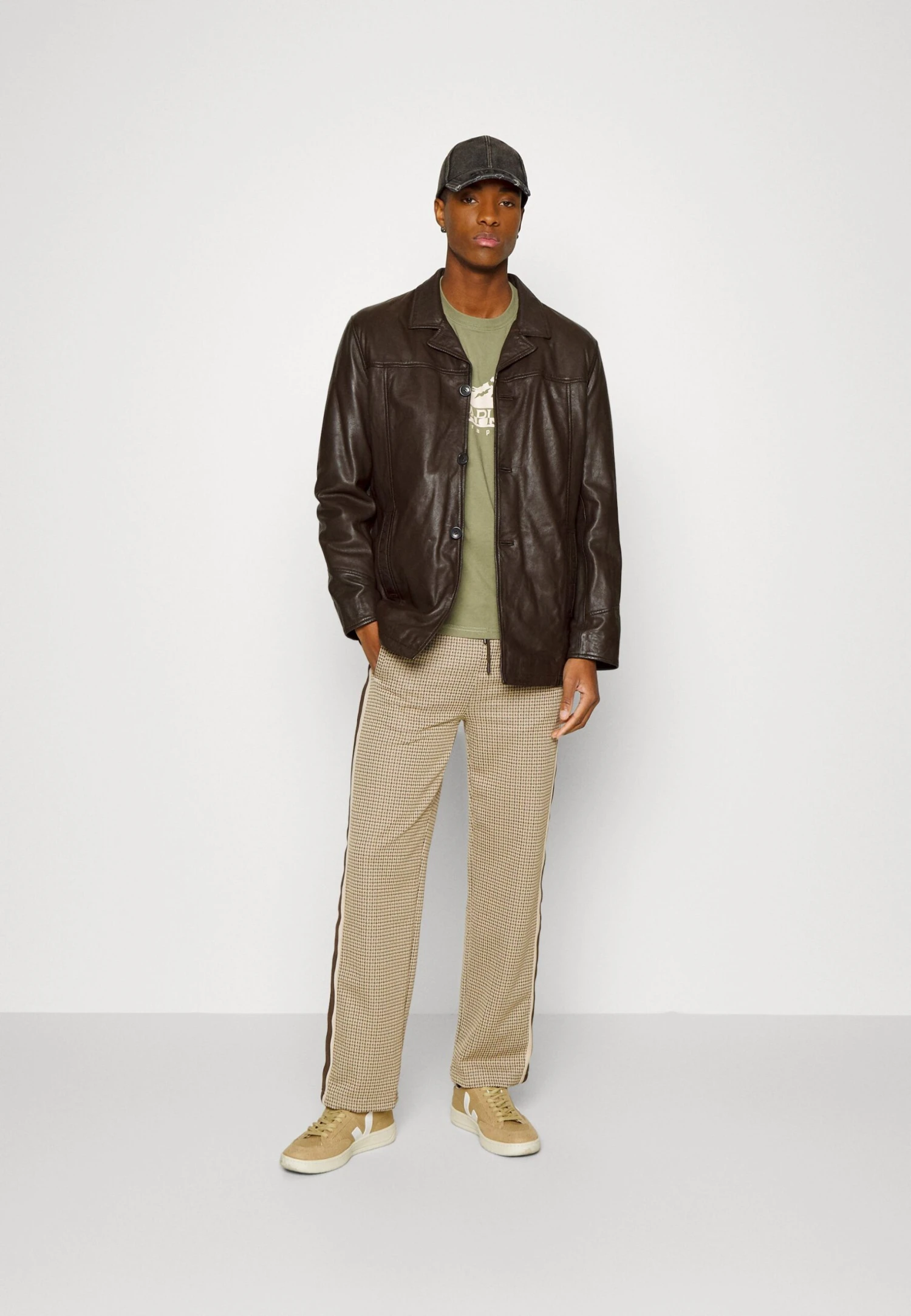 Serge ParienteNATHAN - Skinnjacka - Brown - Bild 2