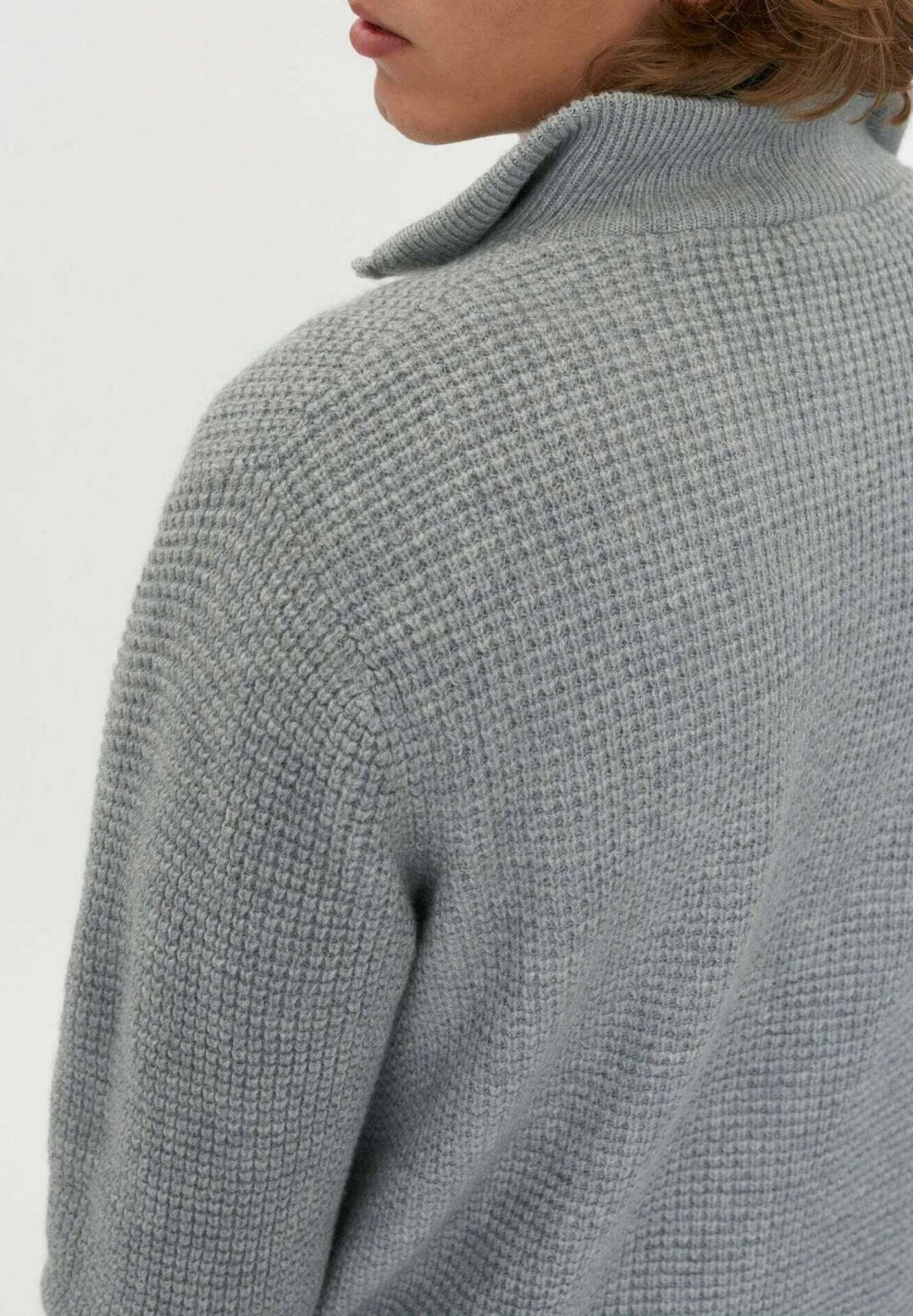 GOBI CashmereStickad Tröja - Stone - Bild 5