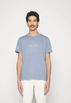 Zadig & VoltaireTED BLASON - T-shirt Med Print - Bleu Horizon