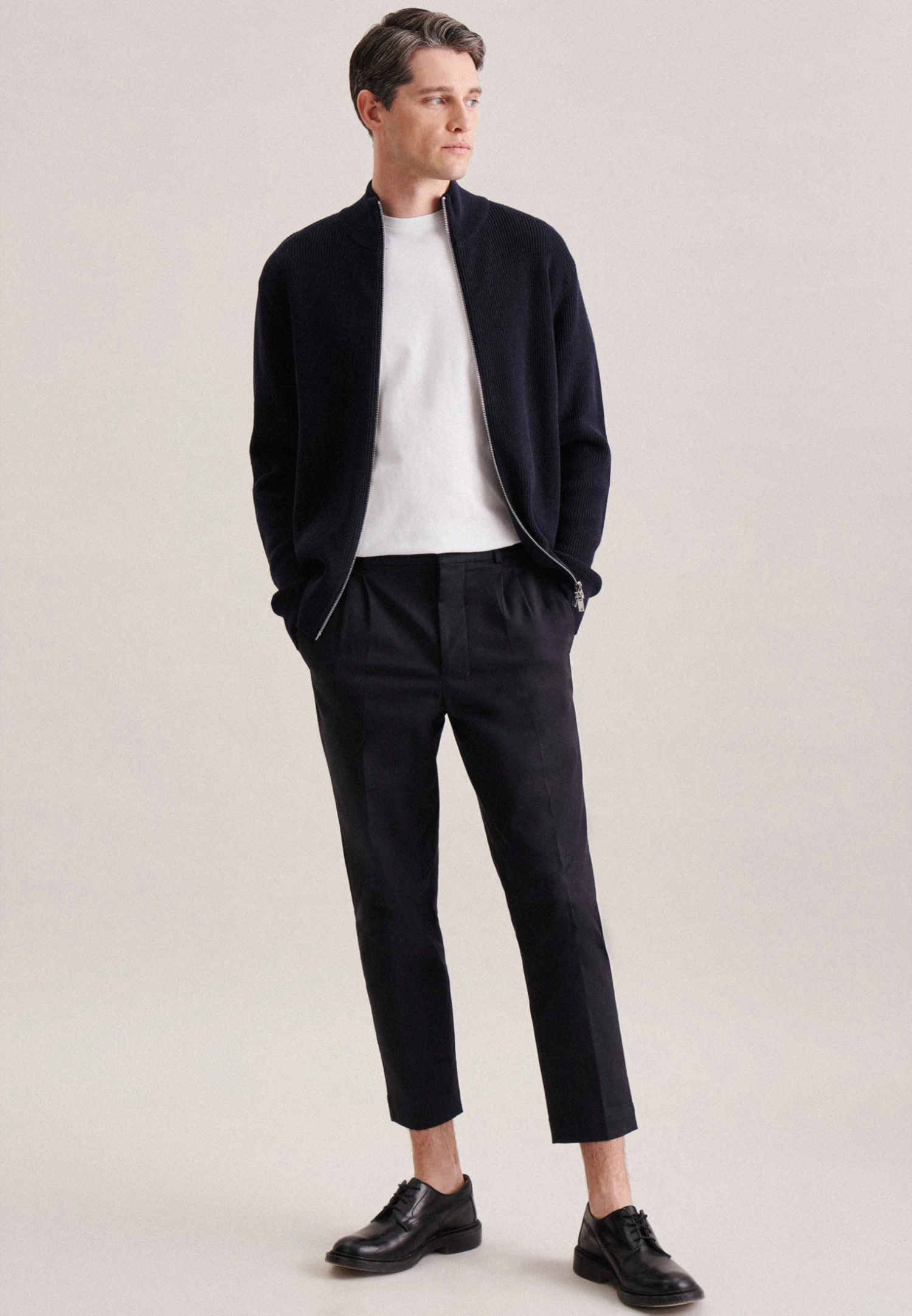 SeidenstickerZIP - Kofta - Navy - Bild 2