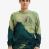 DesigualStickad Tröja - Green