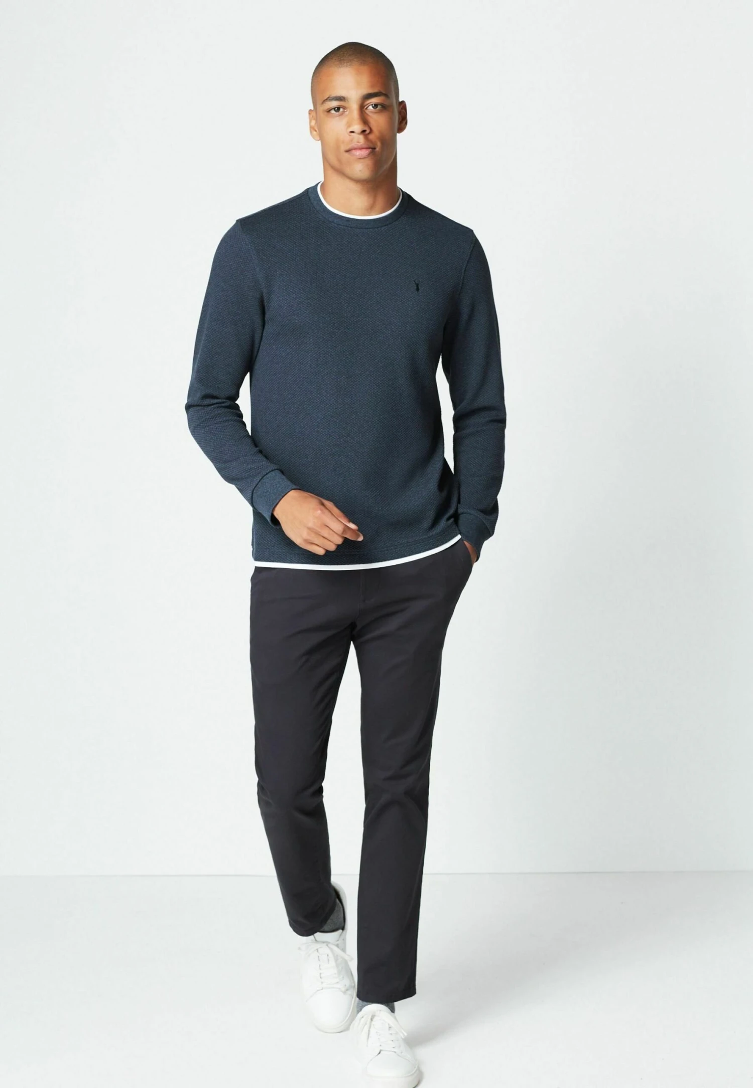 NextLONG SLEEVE - Stickad Tröja - Navy Blue - Bild 2