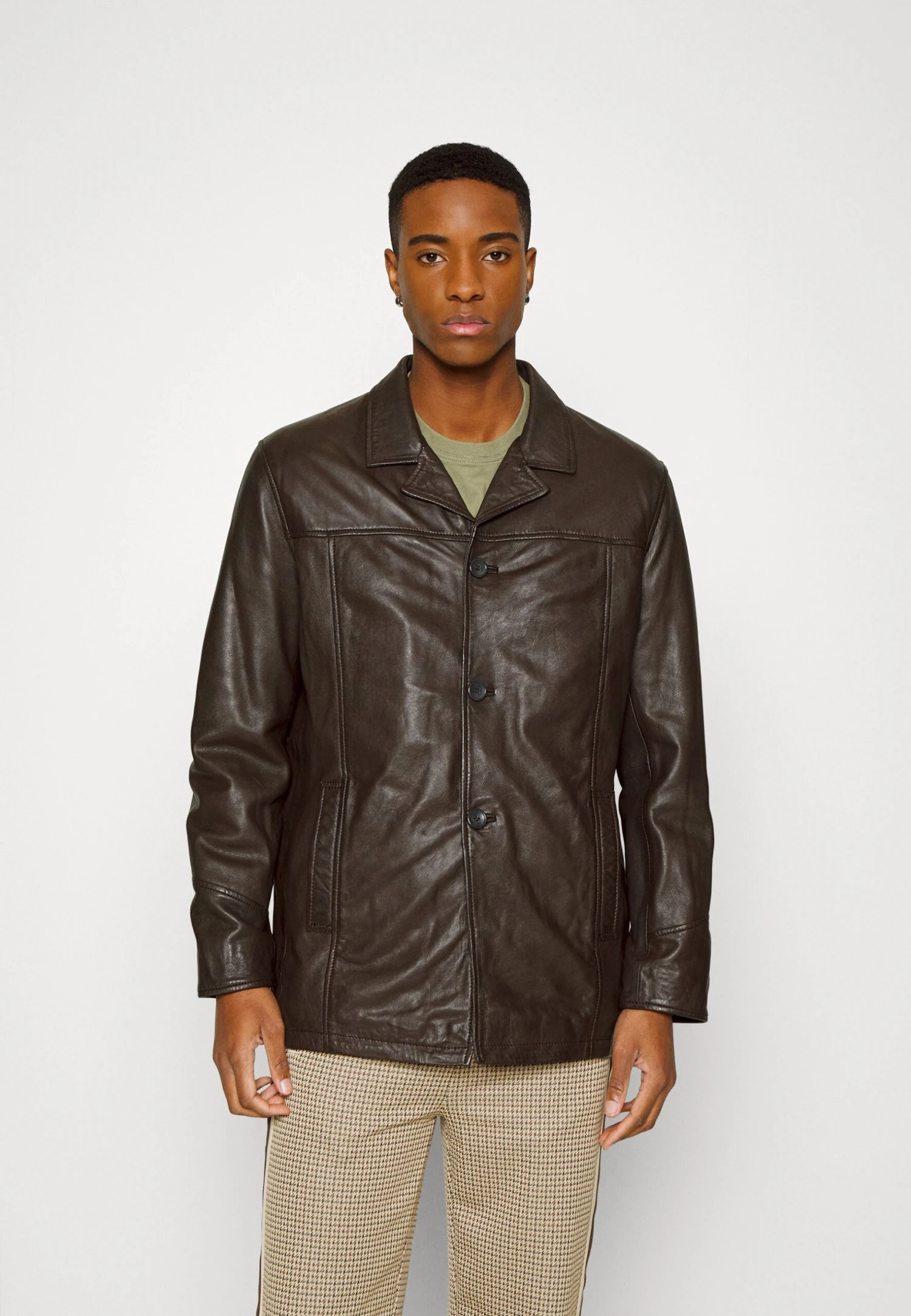 Serge ParienteNATHAN - Skinnjacka - Brown