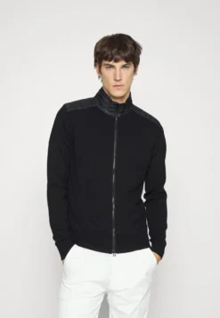 BelstaffKELBY ZIP CARDIGAN - Kofta - Black