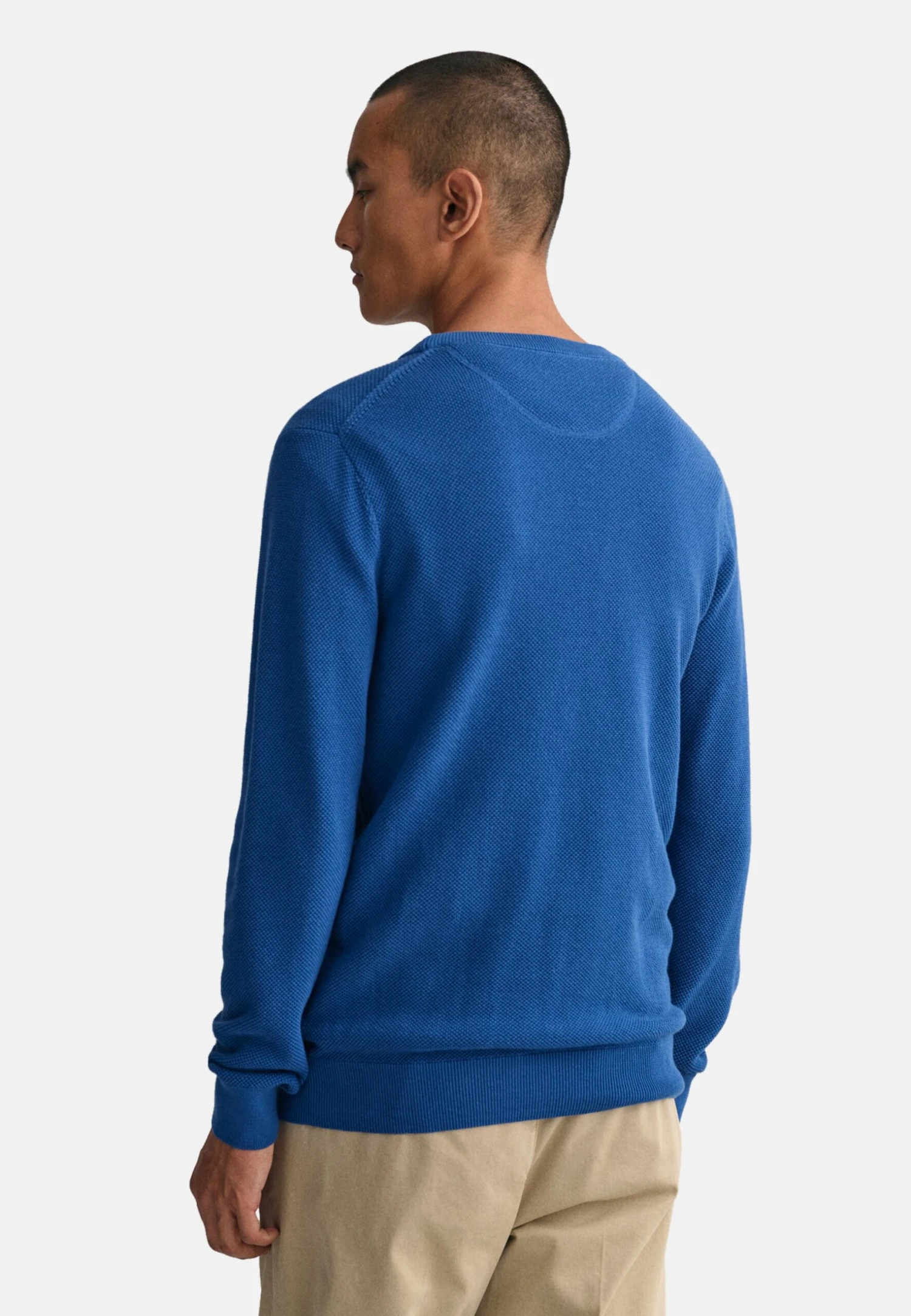 GANTCREW - Stickad Tröja - Lake Blue - Bild 3