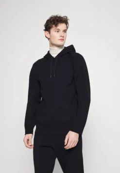 Selected HommeSLHNIO HOODIE - Stickad Tröja - Sky Captain