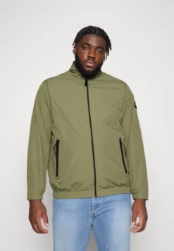 Calvin KleinCRINKLE BLOUSON - Tunn Jacka - Delta Green