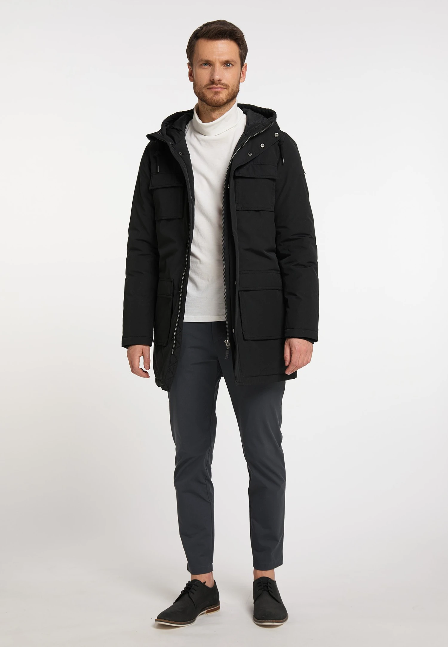 DreiMasterDREIMASTER ACALMAR - Vinterkappa /-rock - Schwarz - Bild 2