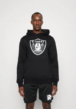 FanaticsLAS VEGAS RAIDERS PULL OVER HOODIE - Stickad Tröja - Black