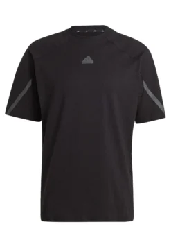Adidas SportswearDESIGNED GAMEDAY - T-shirt Med Print - Black