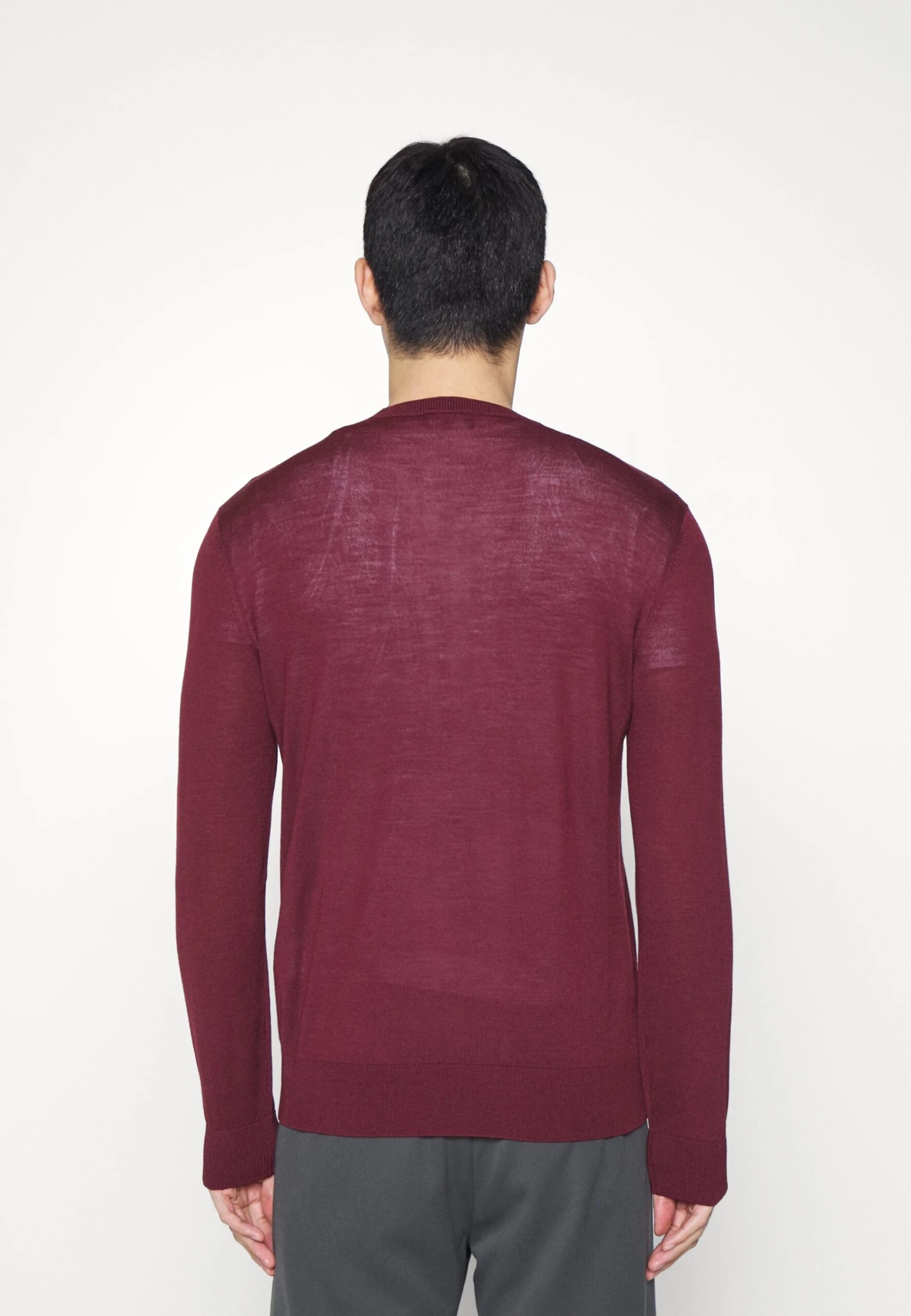 Emporio ArmaniStickad Tröja - Tawny Port - Bild 3