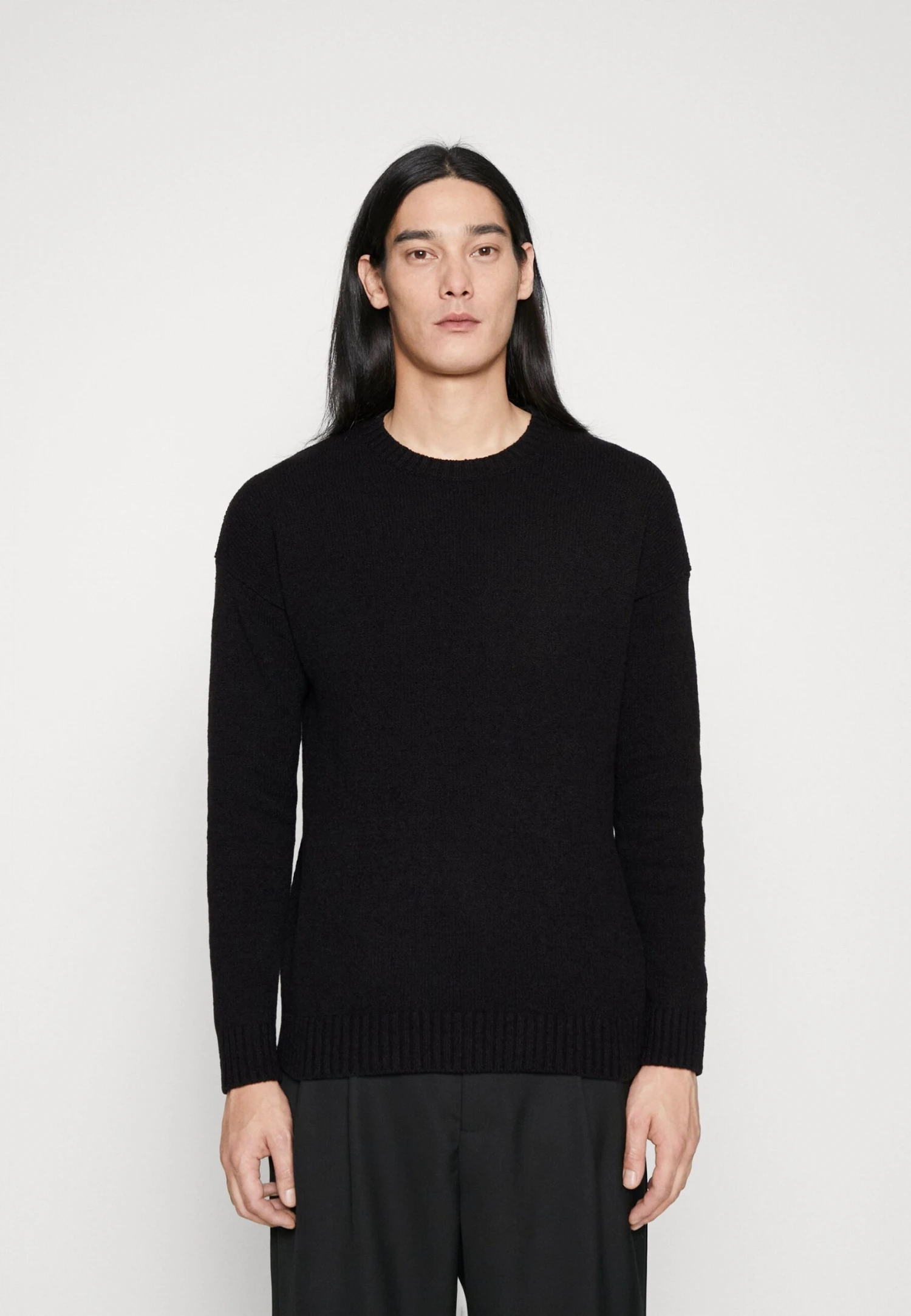 DRYKORNStickad Tröja - Black