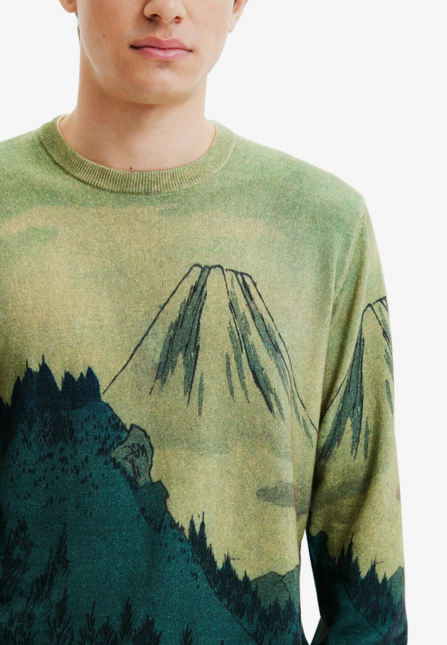 DesigualStickad Tröja - Green - Bild 4