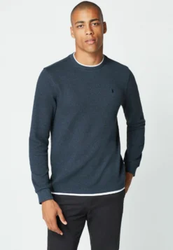 NextLONG SLEEVE - Stickad Tröja - Navy Blue