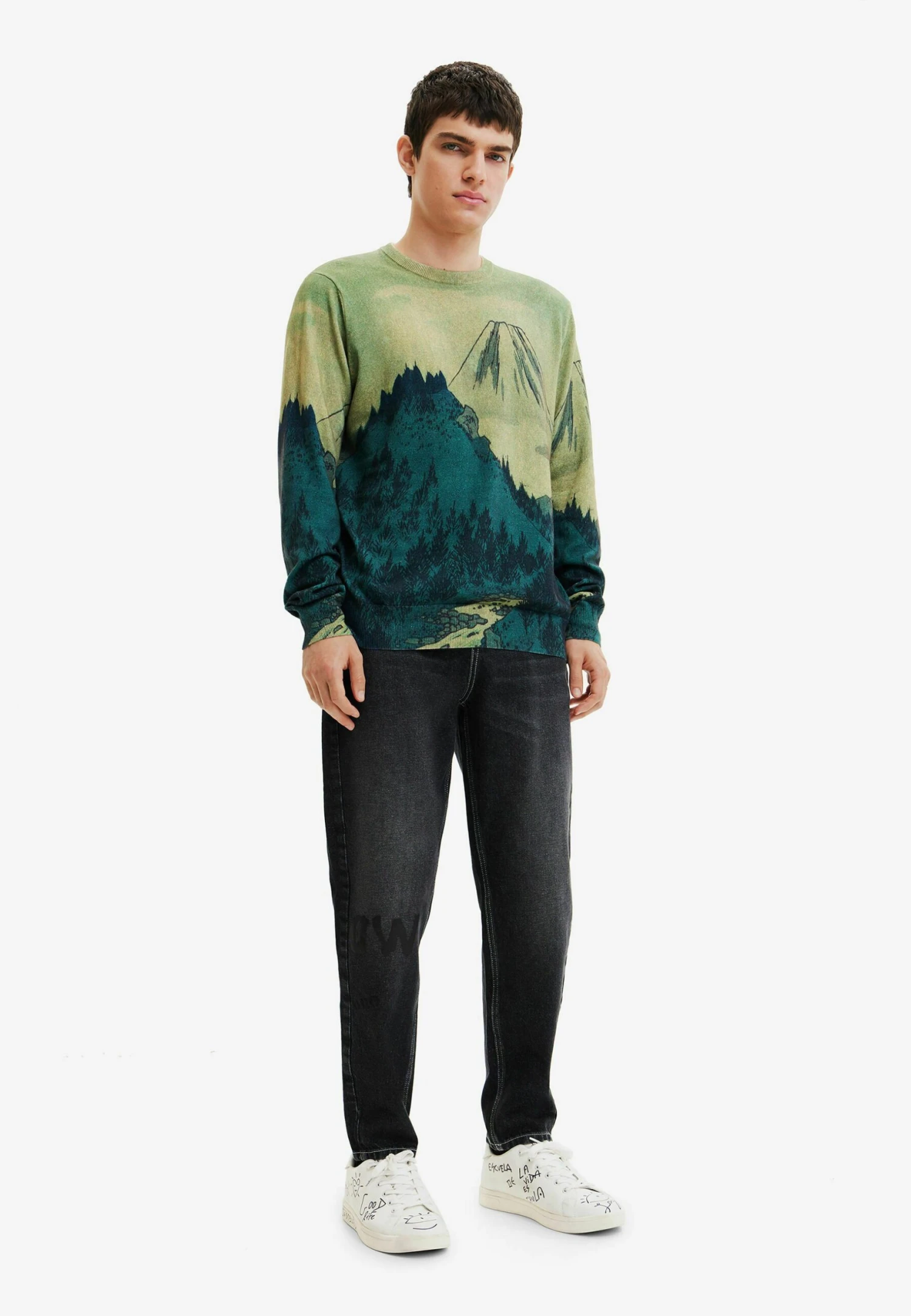 DesigualStickad Tröja - Green - Bild 2